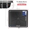 American Built Pro Washing Machine Pan, 30 in x 28 in, Durable HDPE Plastic, Black, Predrilled w Drain Hose Adapter WMSP-B1Drl - alternate 2